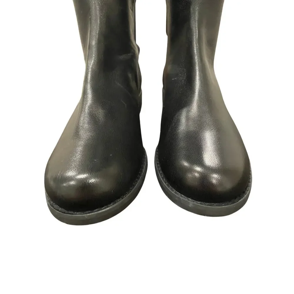 Stuart Weitzman 5050 Over The Knee Boots Pull On Grunge Leather Fall Casual 6B